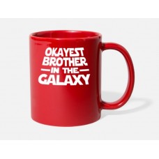 Okayest Brother The Galaxy Red Mugs